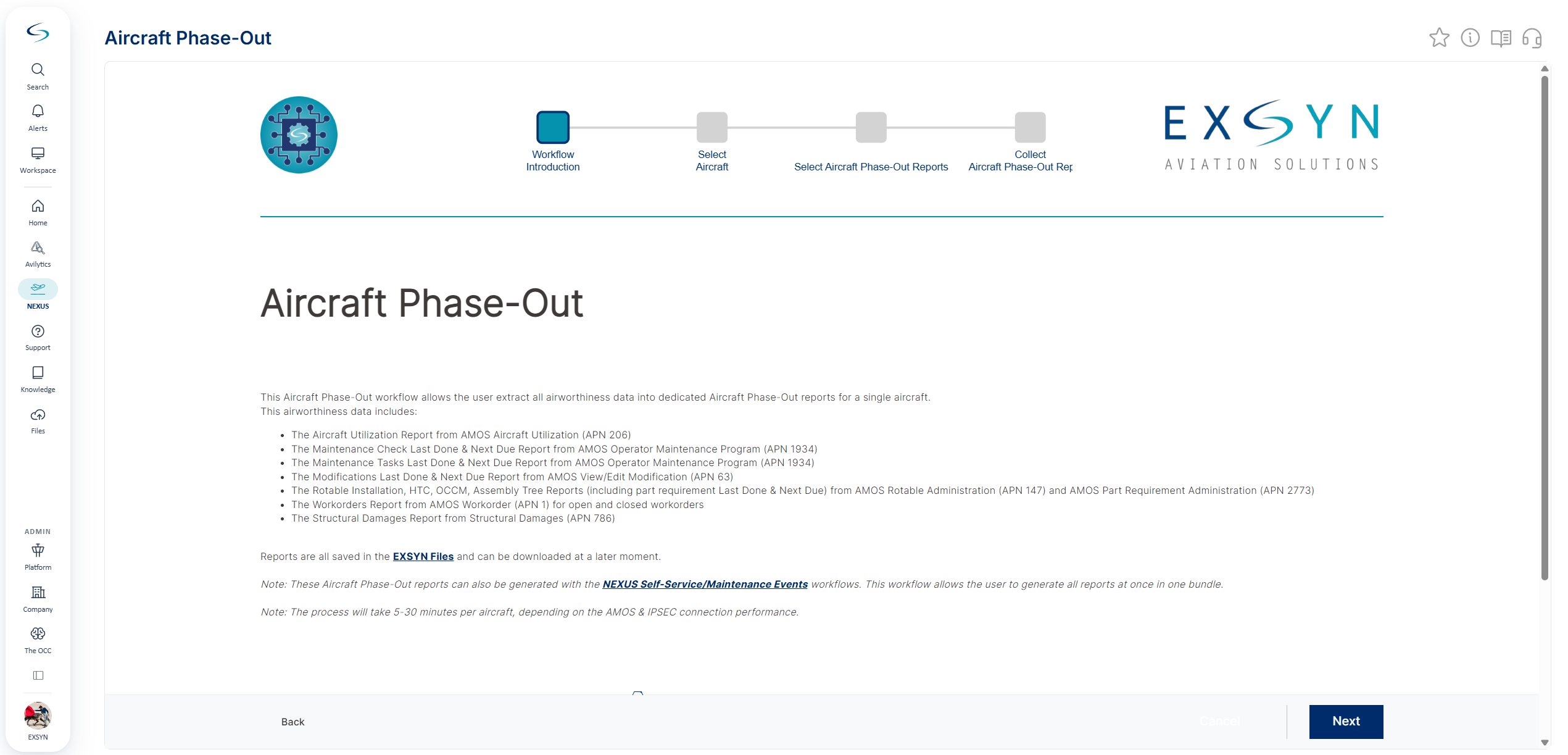 Phase-out status report set