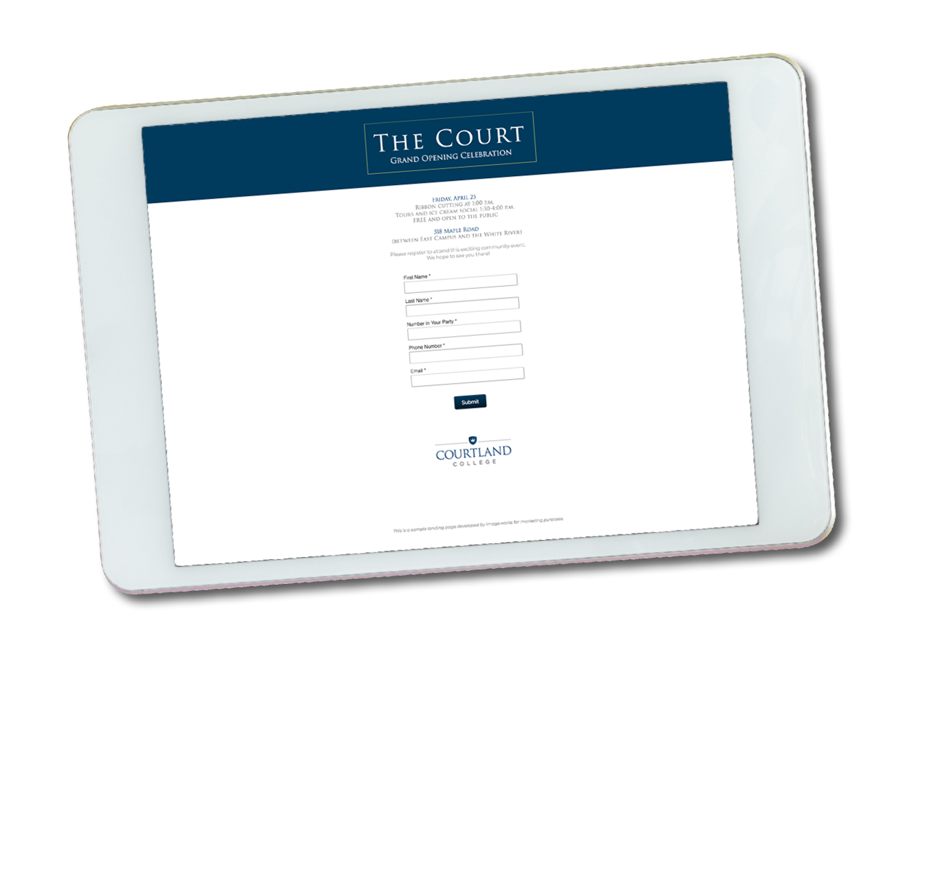 Courtland College Sample